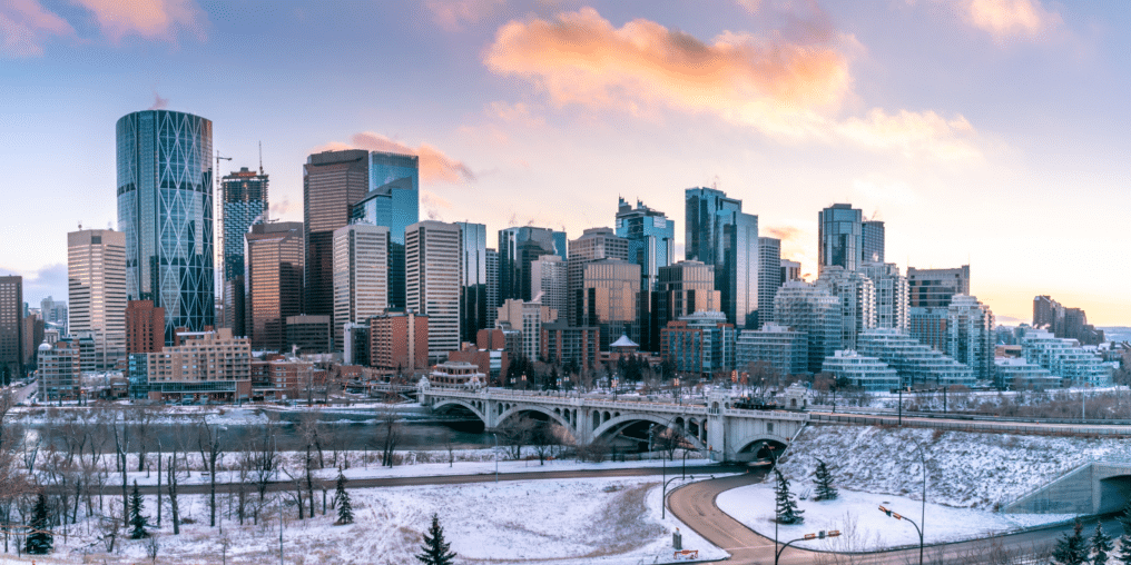 Calgary Skyline in Winter - Challenges Faced by New Immigrants in Canada and How to Overcome Them